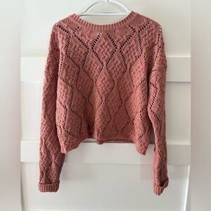 Sincerely Jules Pink Crew Neck Sweater
